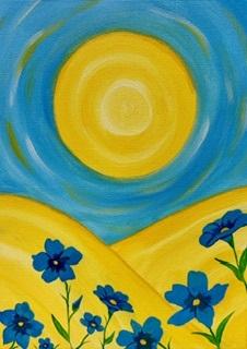 sunshine and flowers