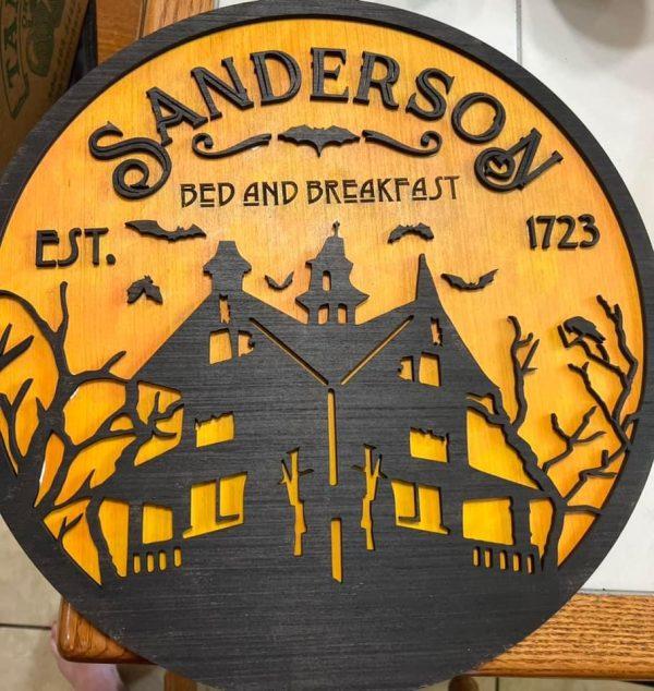 Hocus Pocus Door/Wall Hanger (painted)
