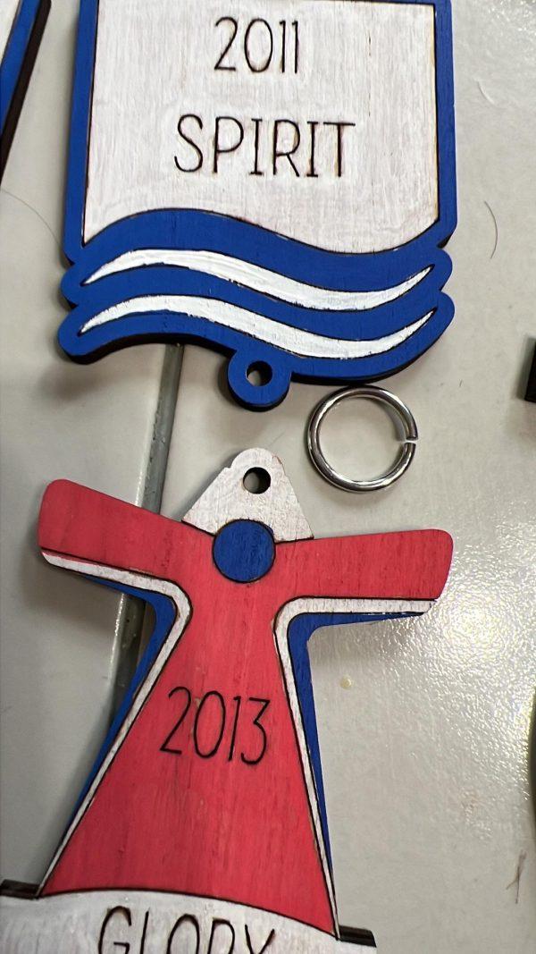 Personalized Cruise Logo Tags (painted)