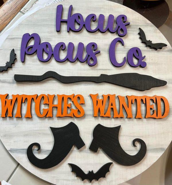 Hocus Pocus Door/Wall Hanger (painted)